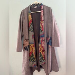 Adore Women's Cape with Colorful Trim